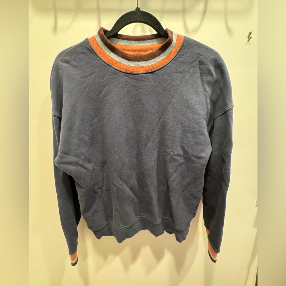 Madewell crew mock neck sweatshirt